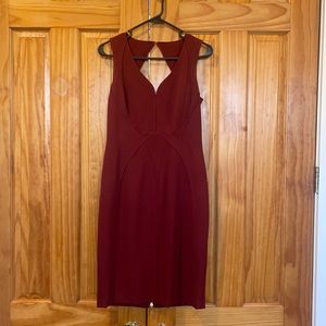 Hilton Hollis Garnet dress with gold zipper